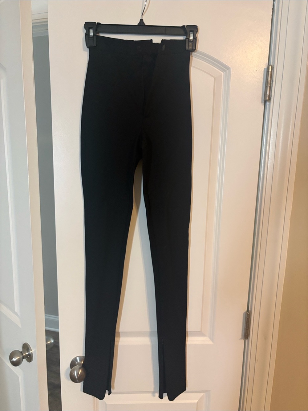WARDROBE.NYC Haley Bieber ankle zip leggings 2xs